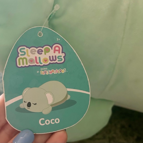 NWT Squishmallows Sleep A Mallow Coco - Picture 2 of 7